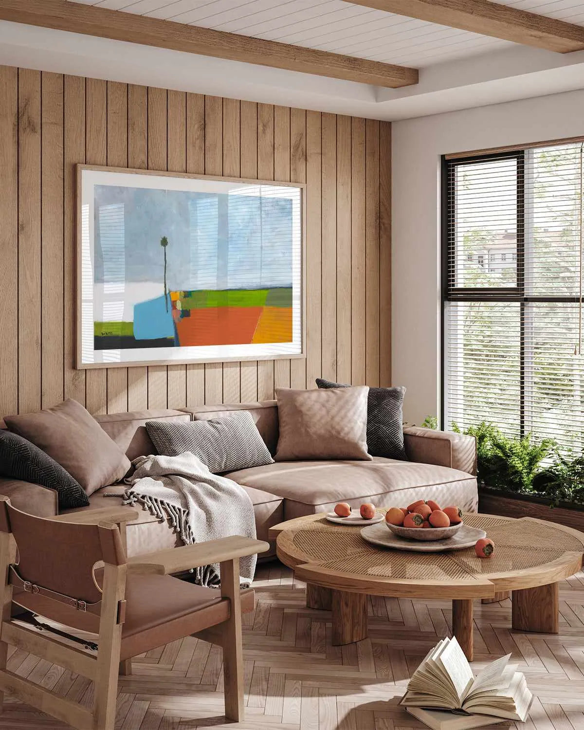 Under a Stormy Sky by Jan Weiss Art Print from Olive et Oriel where you can shop wallpaper and artworks online