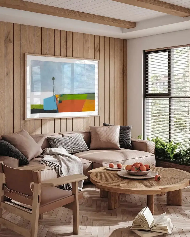 Under a Stormy Sky by Jan Weiss Art Print from Olive et Oriel where you can shop wallpaper and artworks online