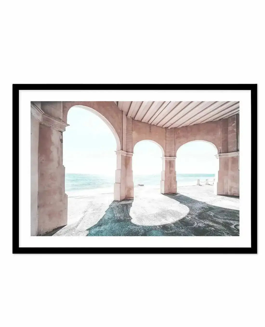 Under the Arches, Cottesloe Beach Art Print-PRINT-Olive et Oriel-Olive et Oriel-A5 | 5.8" x 8.3" | 14.8 x 21cm-Black-With White Border-Buy-Australian-Art-Prints-Online-with-Olive-et-Oriel-Your-Artwork-Specialists-Austrailia-Decorate-With-Coastal-Photo-Wall-Art-Prints-From-Our-Beach-House-Artwork-Collection-Fine-Poster-and-Framed-Artwork