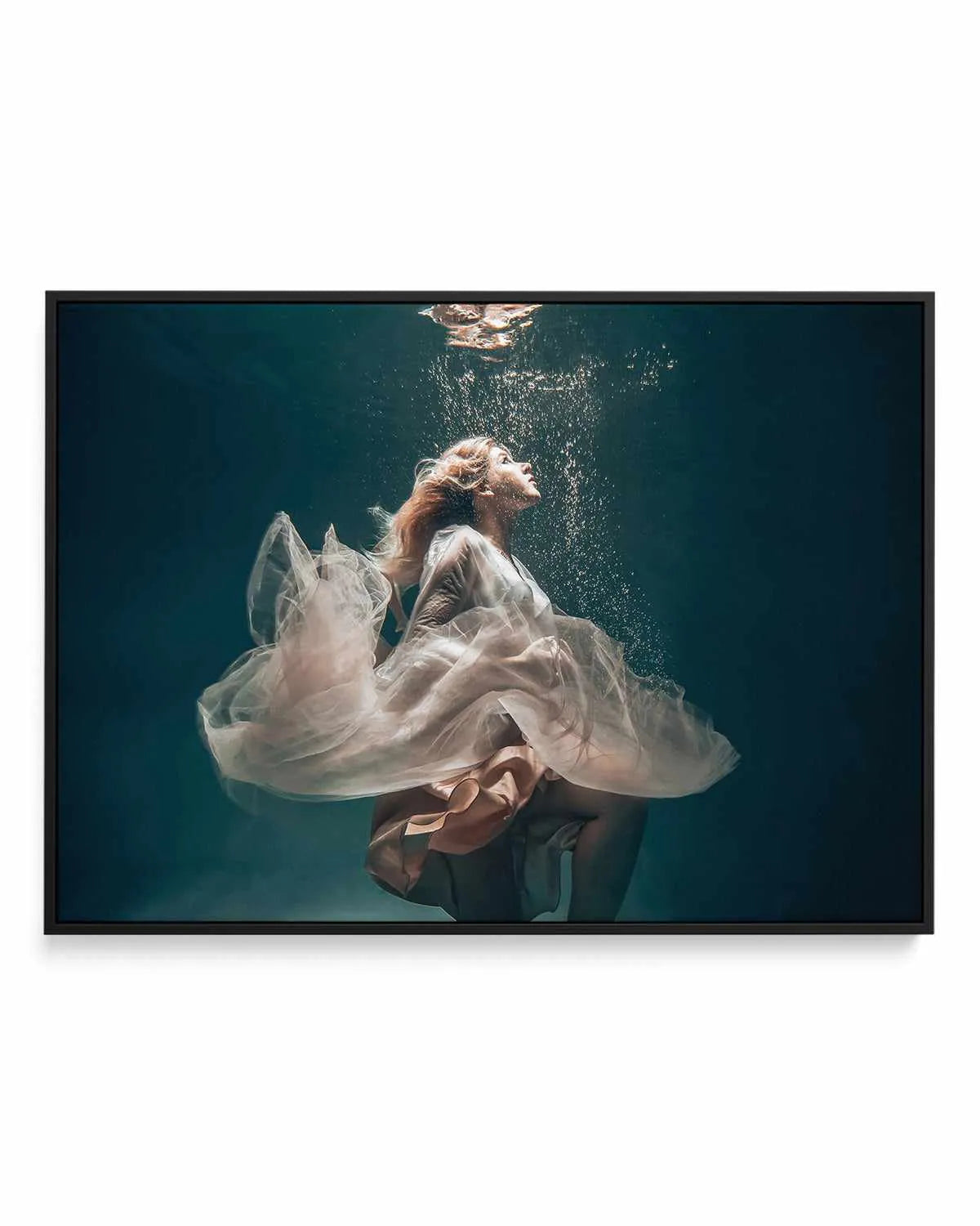 Underwater Dream | Framed Canvas Art Print from Olive et Oriel where you can shop wallpaper and artworks online