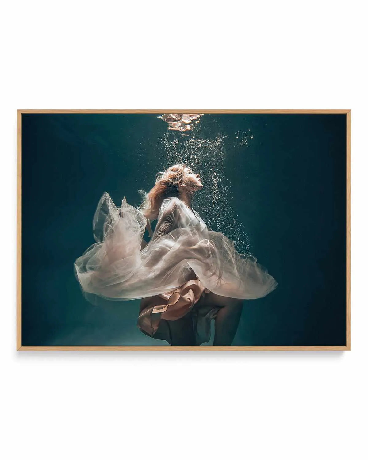 Underwater Dream | Framed Canvas Art Print from Olive et Oriel where you can shop wallpaper and artworks online