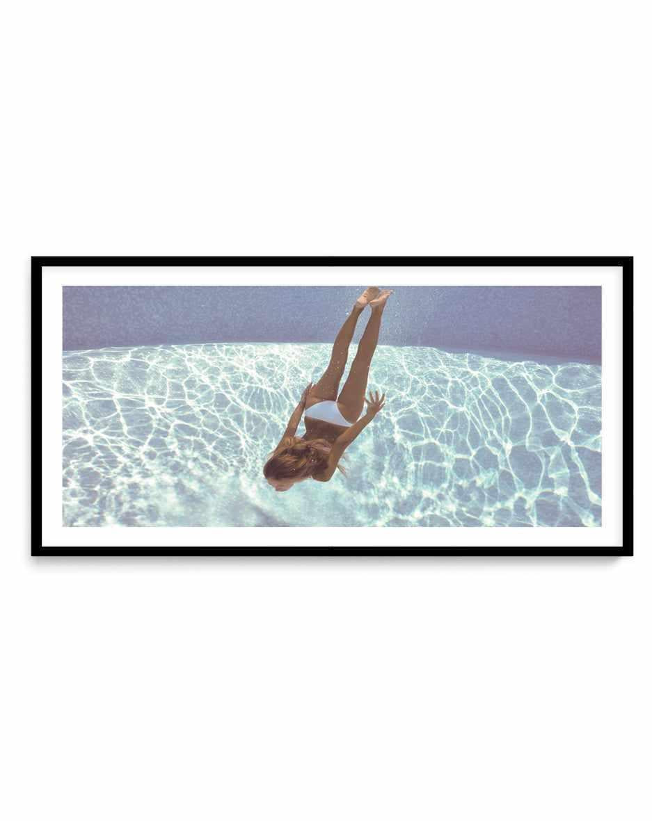 Underwater love | Panoramic Art Print from Olive et Oriel where you can shop wallpaper and artworks online