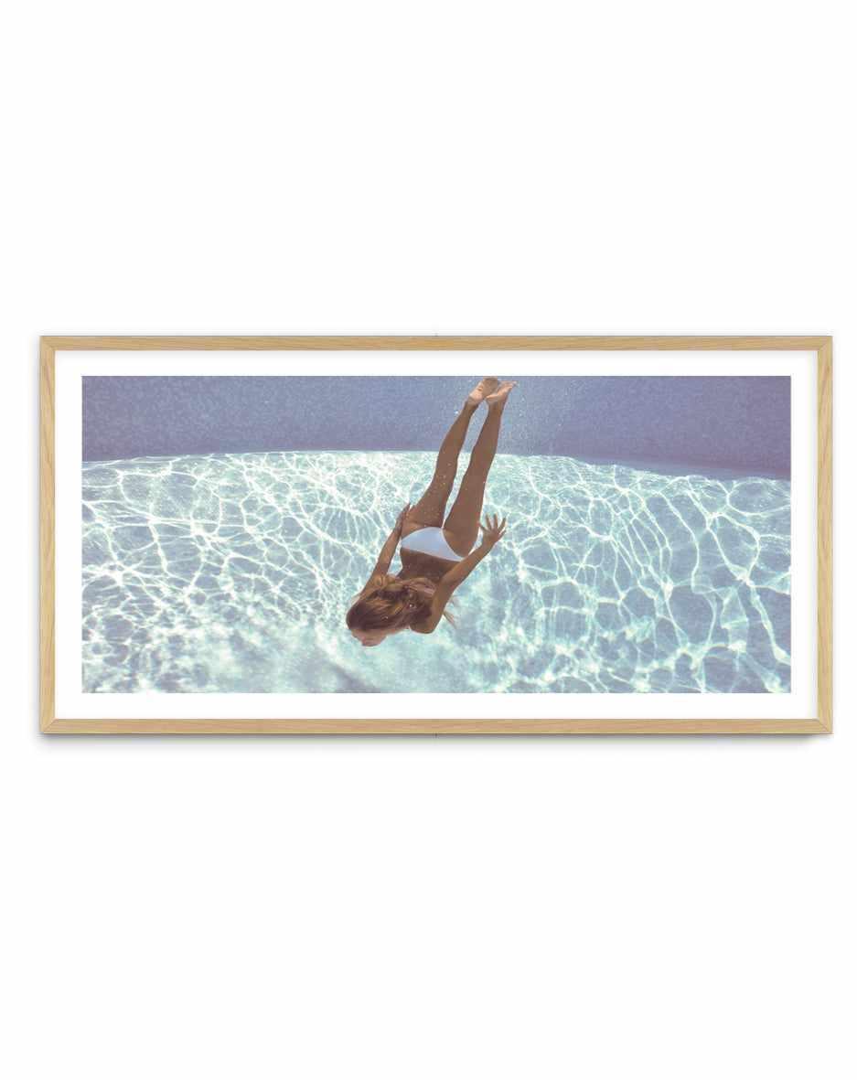 Underwater love | Panoramic Art Print from Olive et Oriel where you can shop wallpaper and artworks online