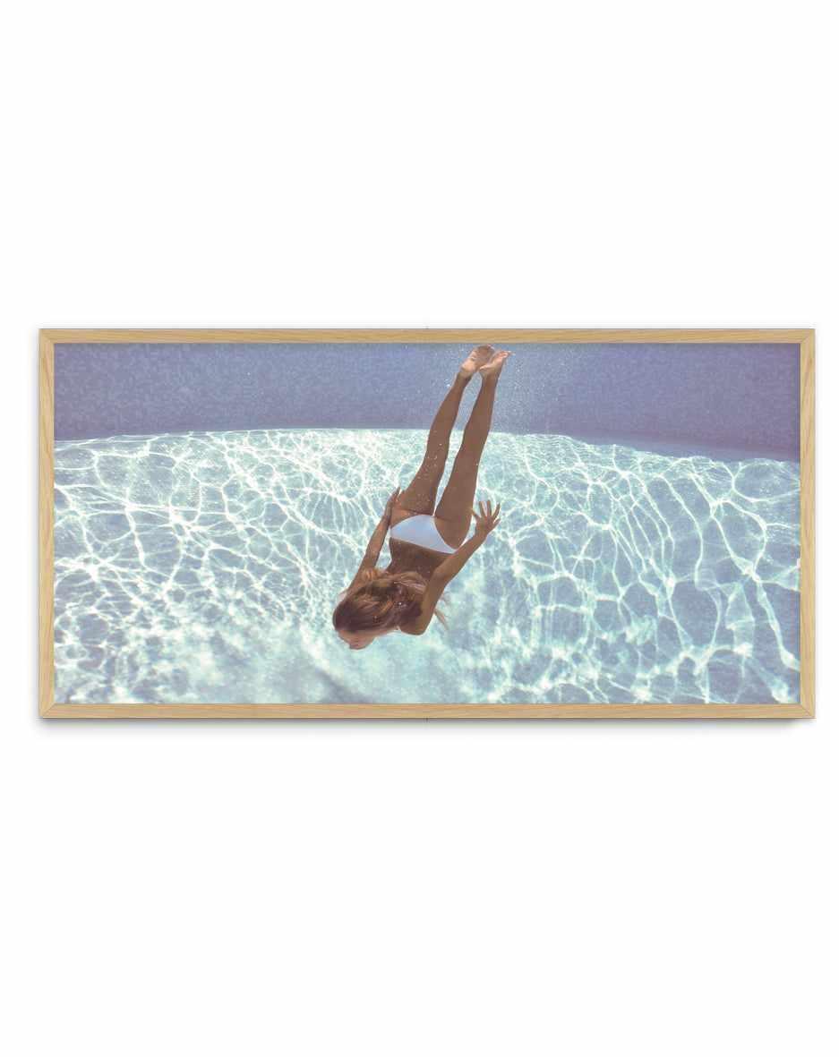 Underwater love | Panoramic Art Print from Olive et Oriel where you can shop wallpaper and artworks online