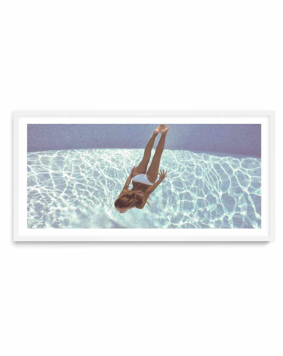 Underwater love | Panoramic Art Print from Olive et Oriel where you can shop wallpaper and artworks online
