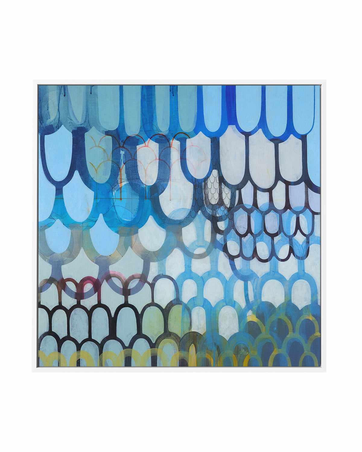 Undulations by Naomi Taitz Duffy | Framed Canvas Art Print