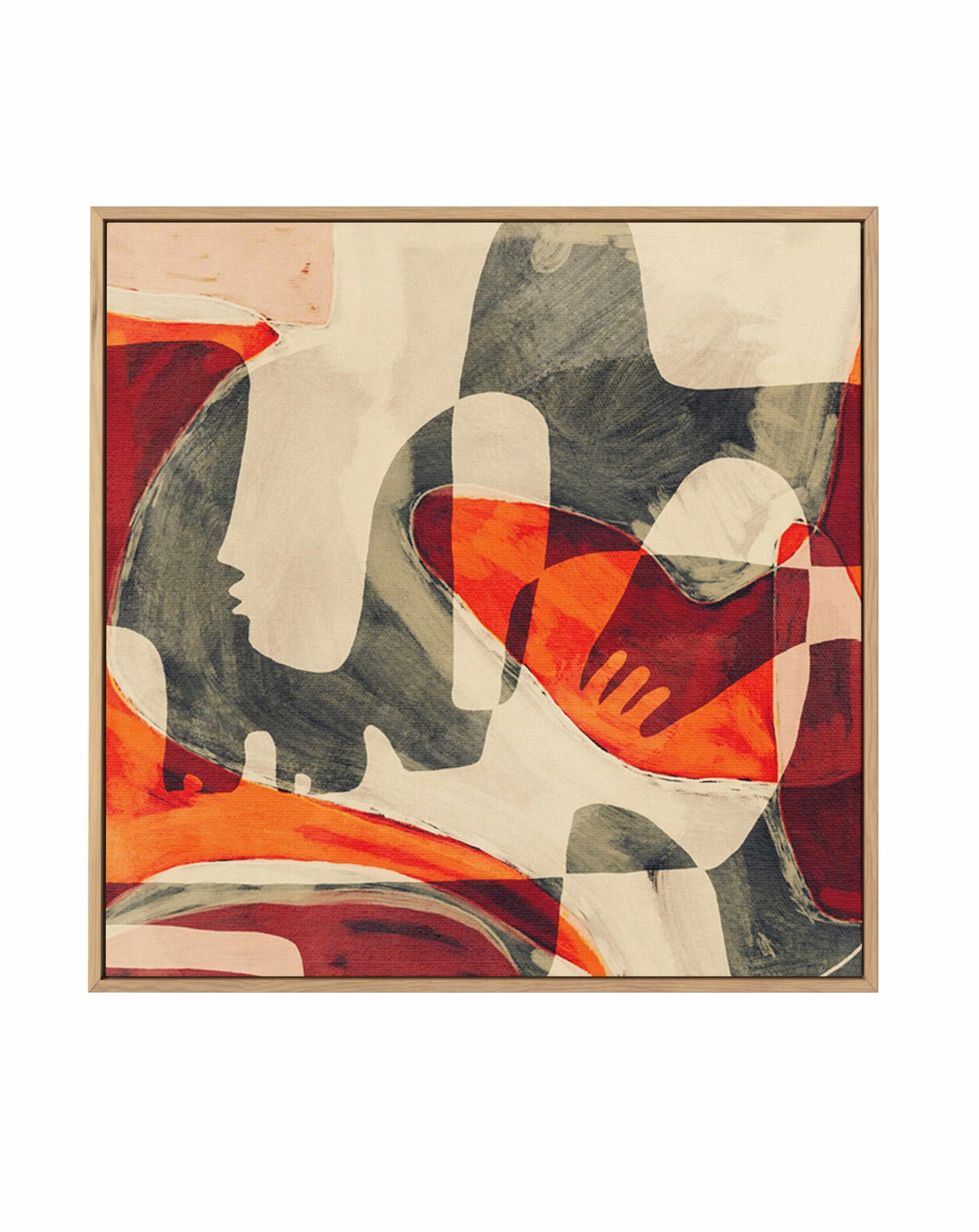 Unfolding 3 by Shatha Al Dafai | Framed Canvas Art Print from Olive et Oriel where you can shop wallpaper and artworks online