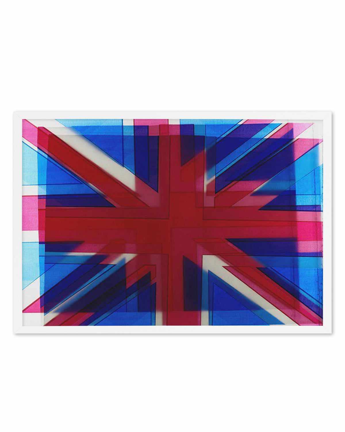 Union Jack Abstract Art Print