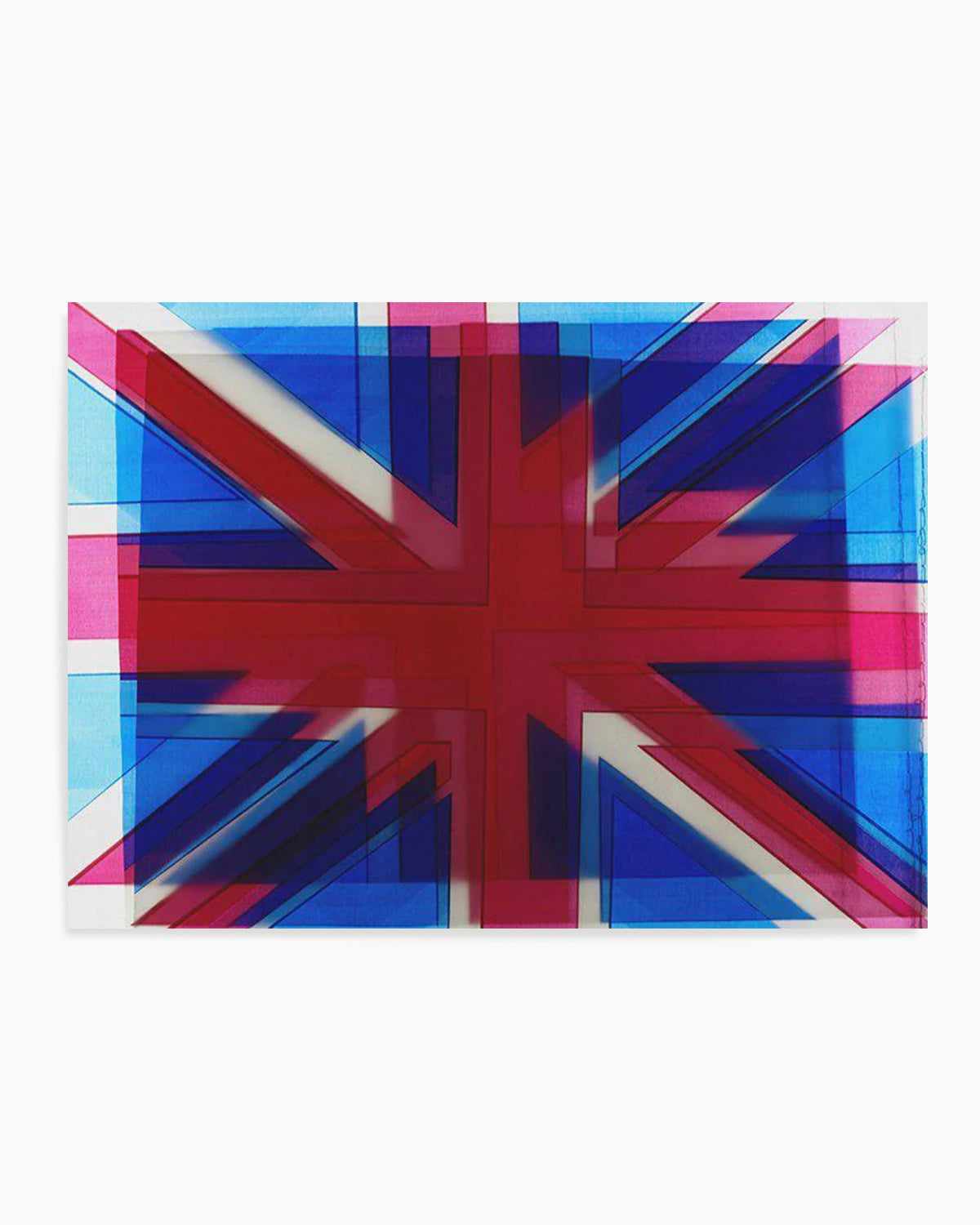 Union Jack Abstract Art Print