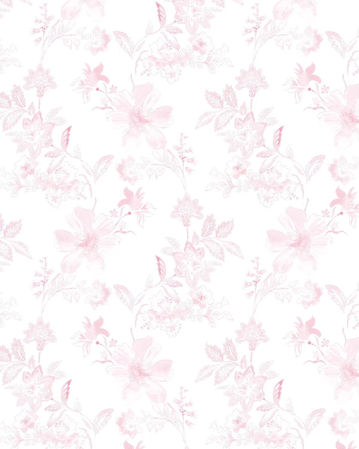 Little Boho Flowers in Soft Pink Wallpaper from Olive et Oriel where you can shop wallpaper and artworks online