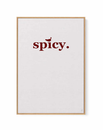 Spicy 06 By Anne-Marie Volfova | Framed Canvas Art Print from Olive et Oriel where you can shop wallpaper and artworks online
