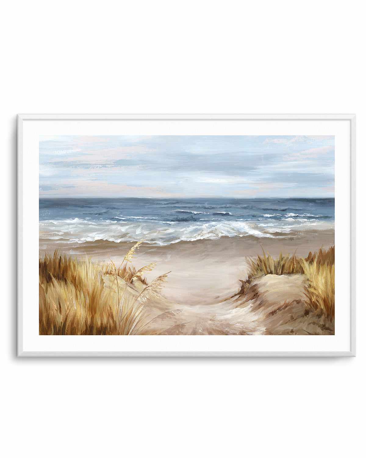 Untouched Beach Art Print