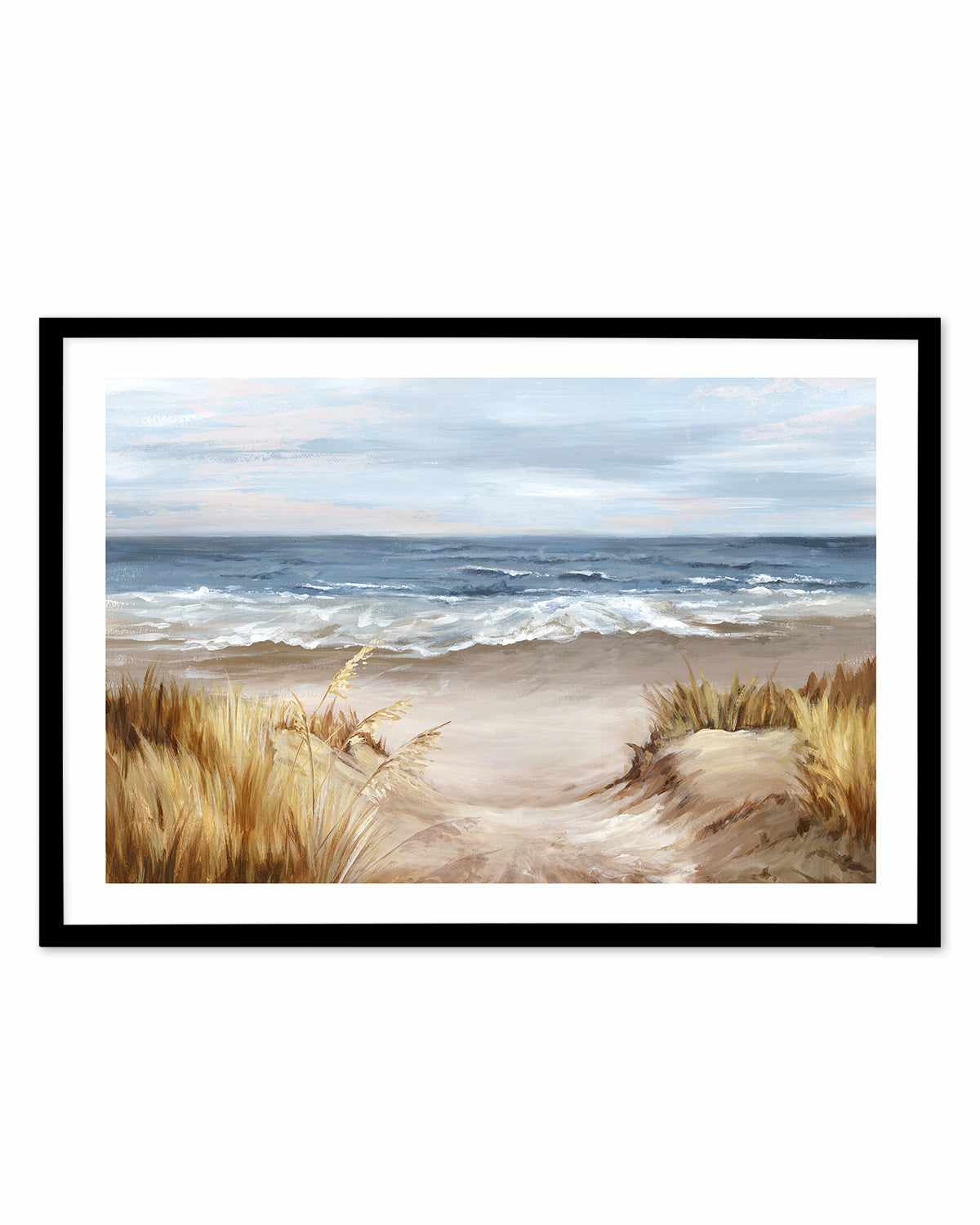 Untouched Beach Art Print