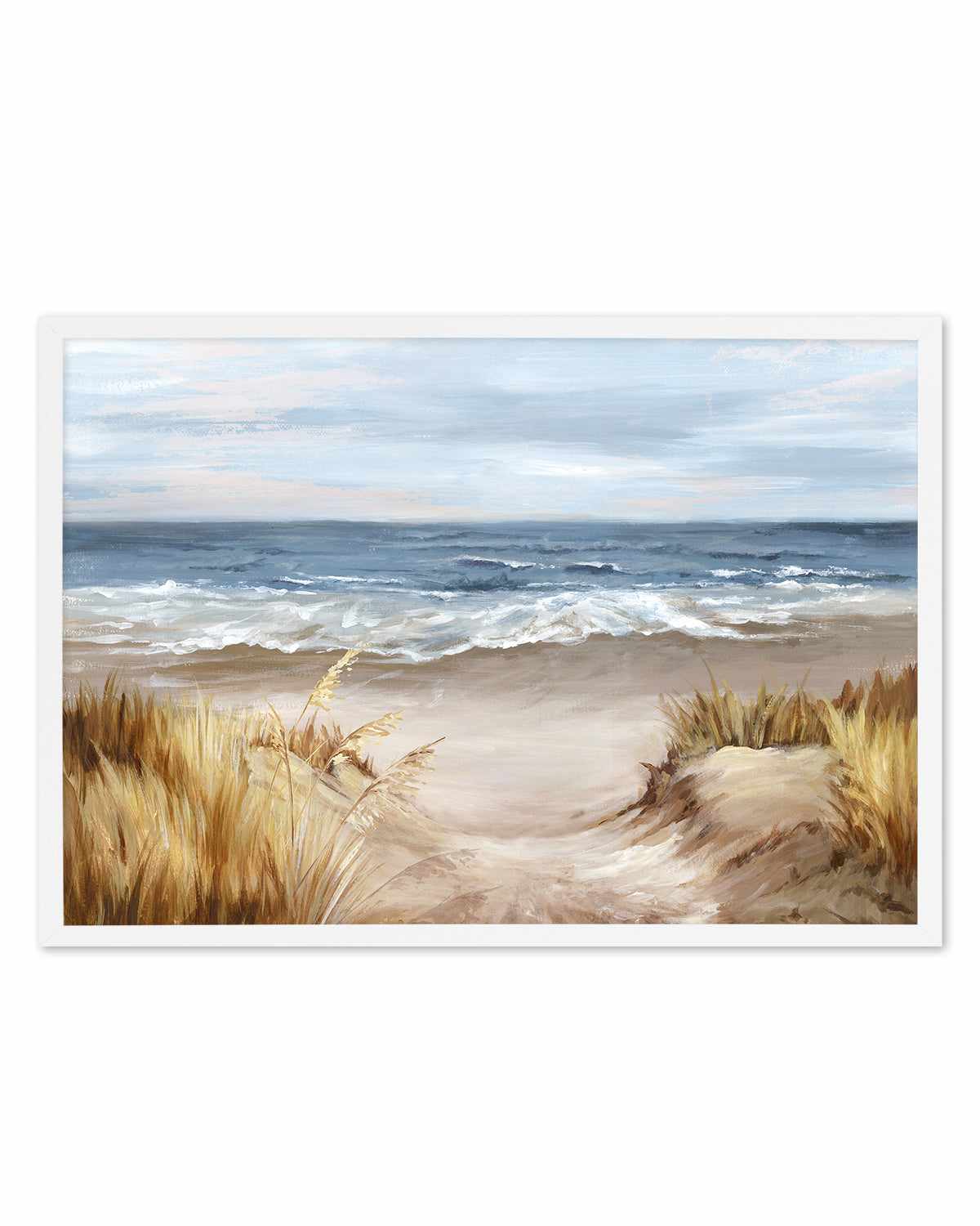 Untouched Beach Art Print