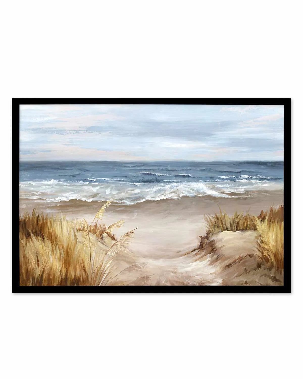 Untouched Beach Art Print from Olive et Oriel where you can shop wallpaper and artworks online
