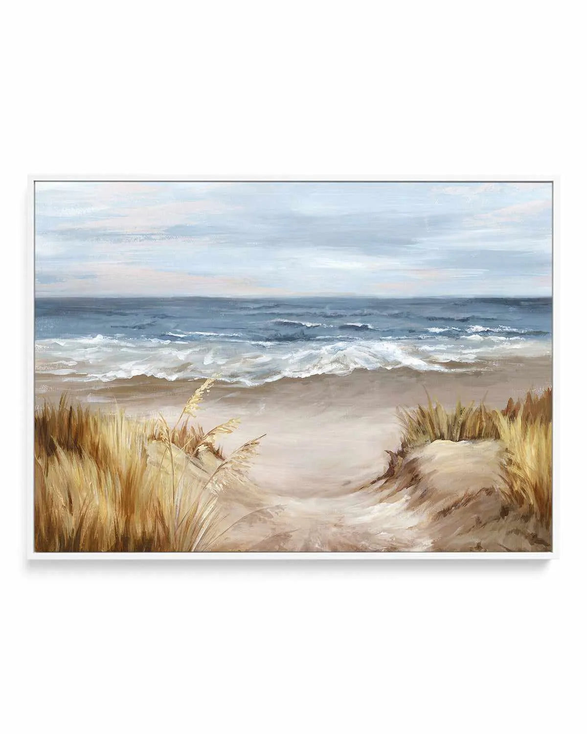 Untouched Beach | Framed Canvas Art Print from Olive et Oriel where you can shop wallpaper and artworks online