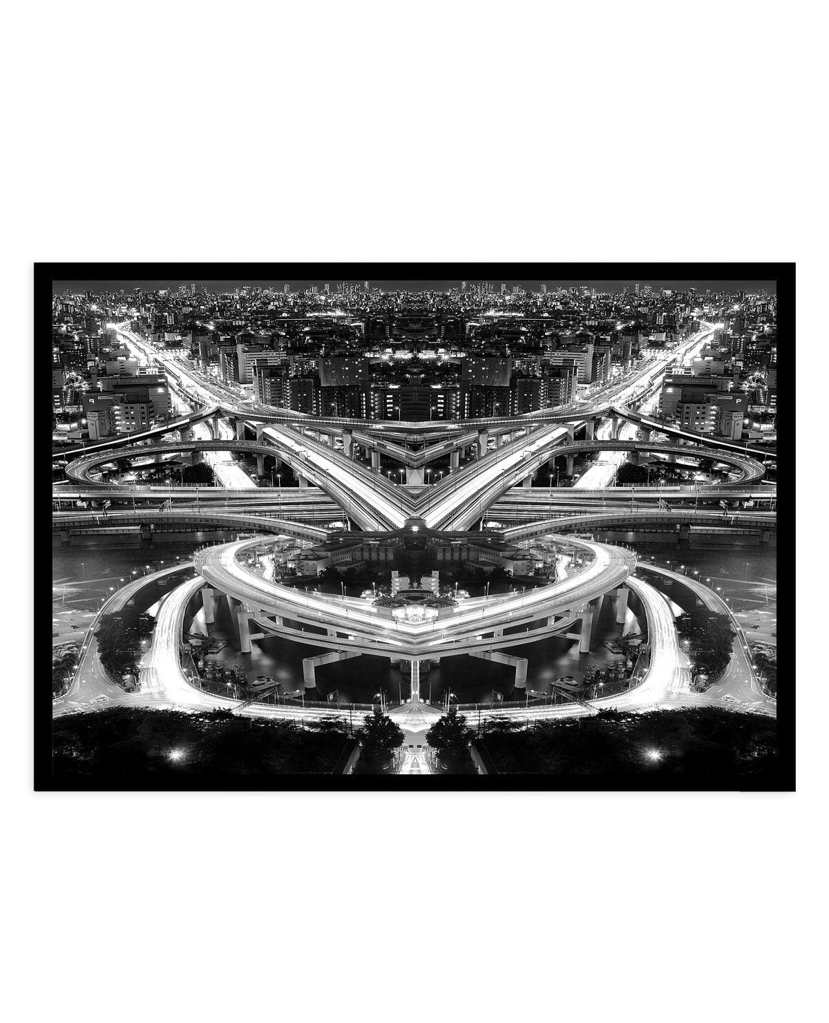 Urban Light Trails by Koji Tajima | Art Print