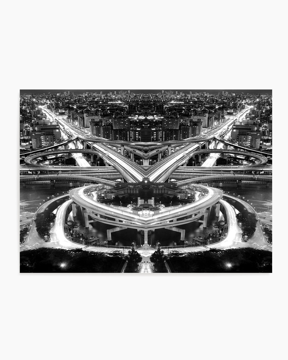 Urban Light Trails by Koji Tajima | Art Print