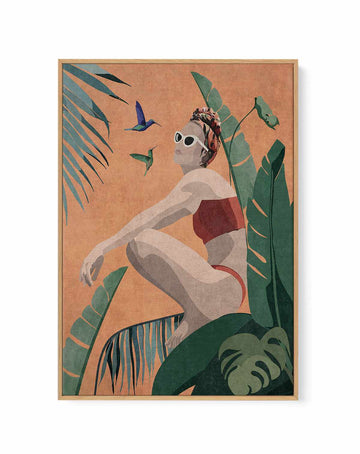 Utopia of Solitude By Emel Tunabuylo | Framed Canvas Art Print from Olive et Oriel where you can shop wallpaper and artworks online