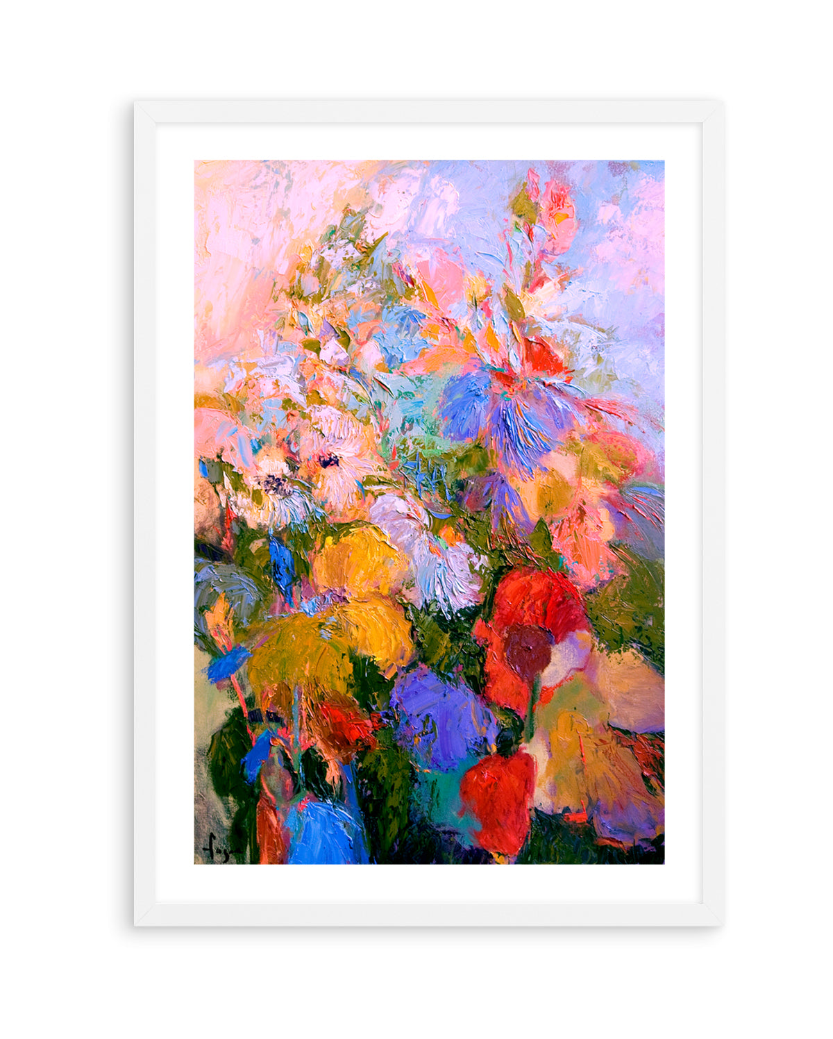 Vivid Colors And Delicate Petals by Dorothy Fagan | Art Print