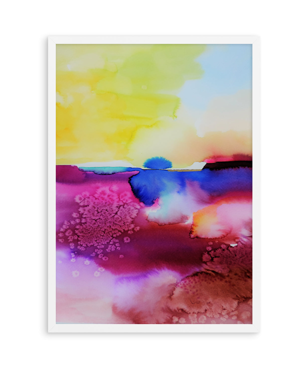 Vibrant Abstract Landscape by Sylvie Demers | Art Print