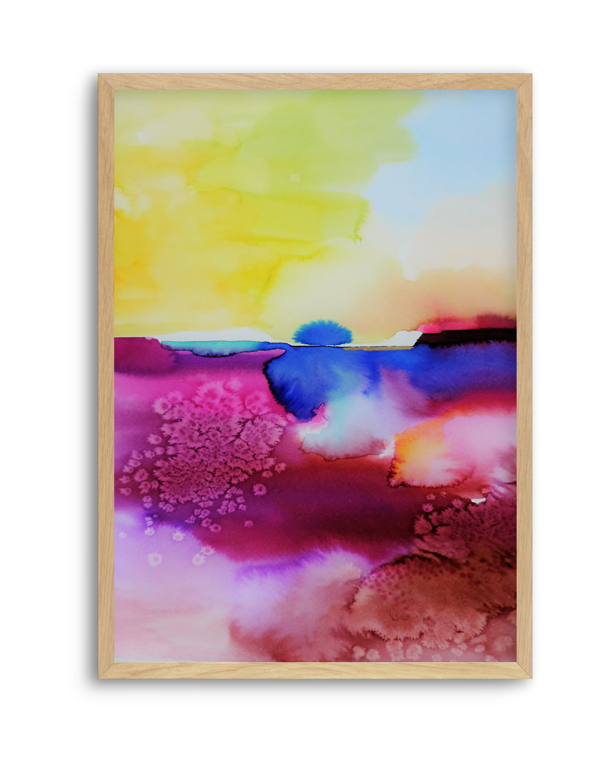 Vibrant Abstract Landscape by Sylvie Demers | Art Print