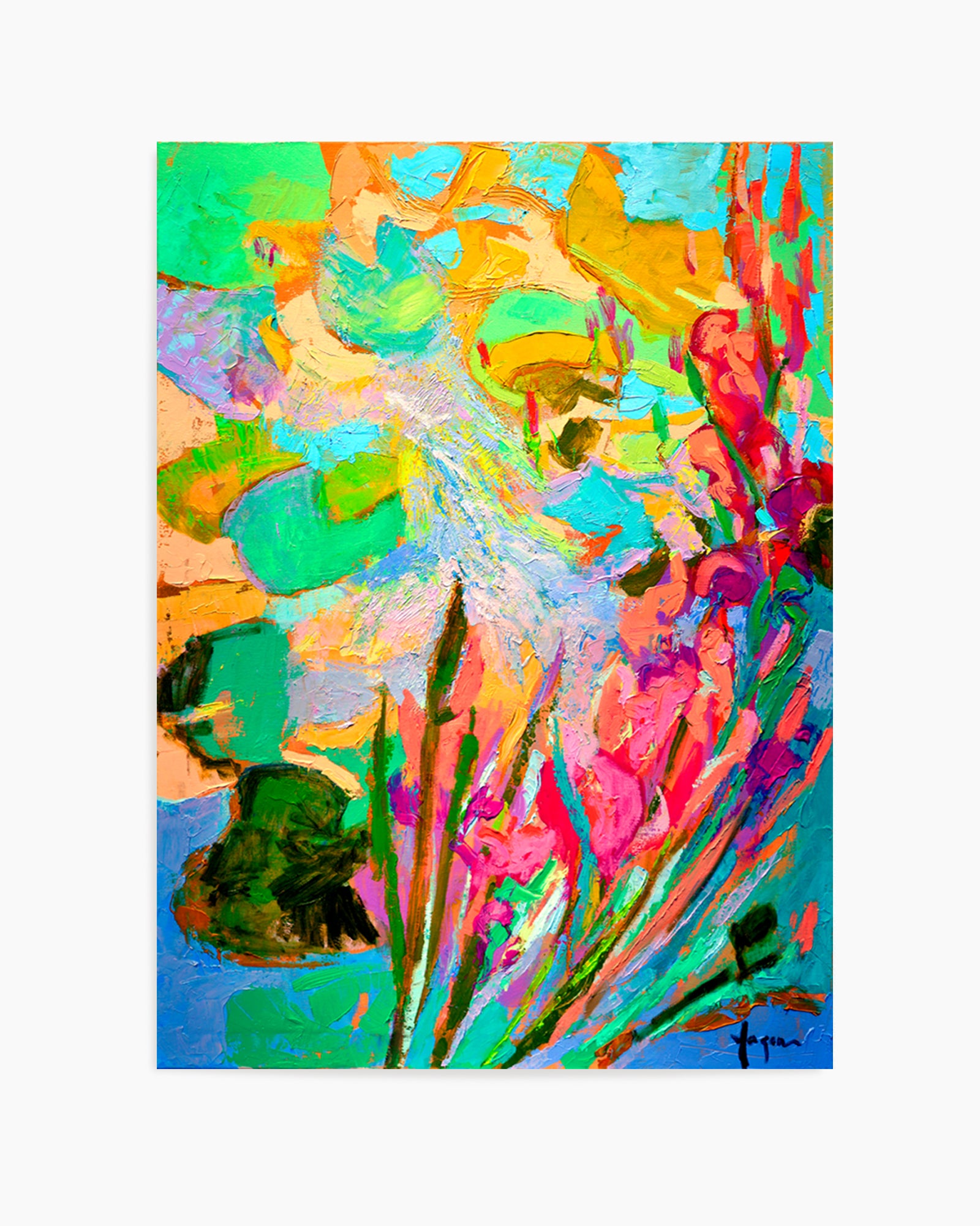Vibrant Garden Bliss by Dorothy Fagan | Art Print