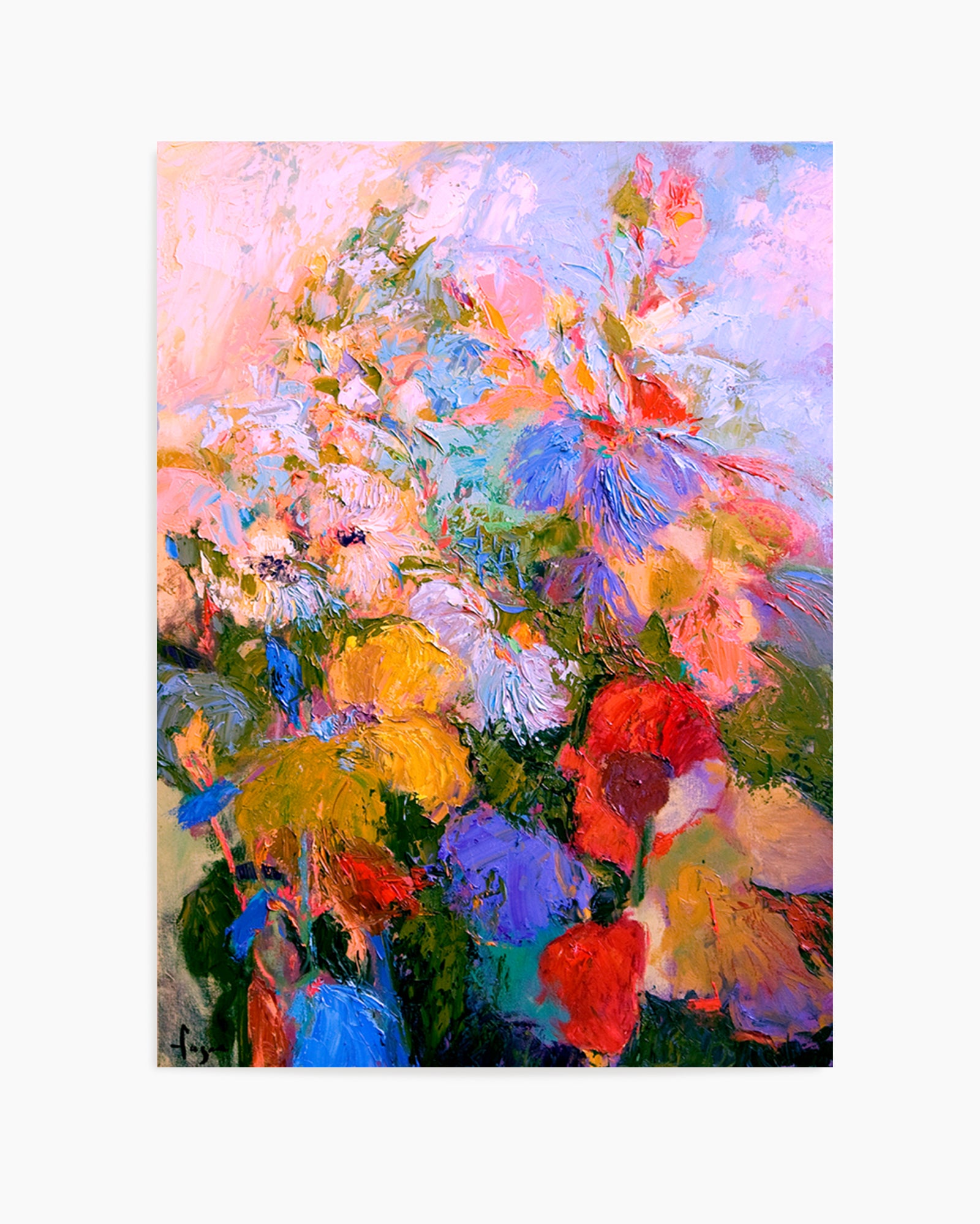Vivid Colors And Delicate Petals by Dorothy Fagan | Art Print