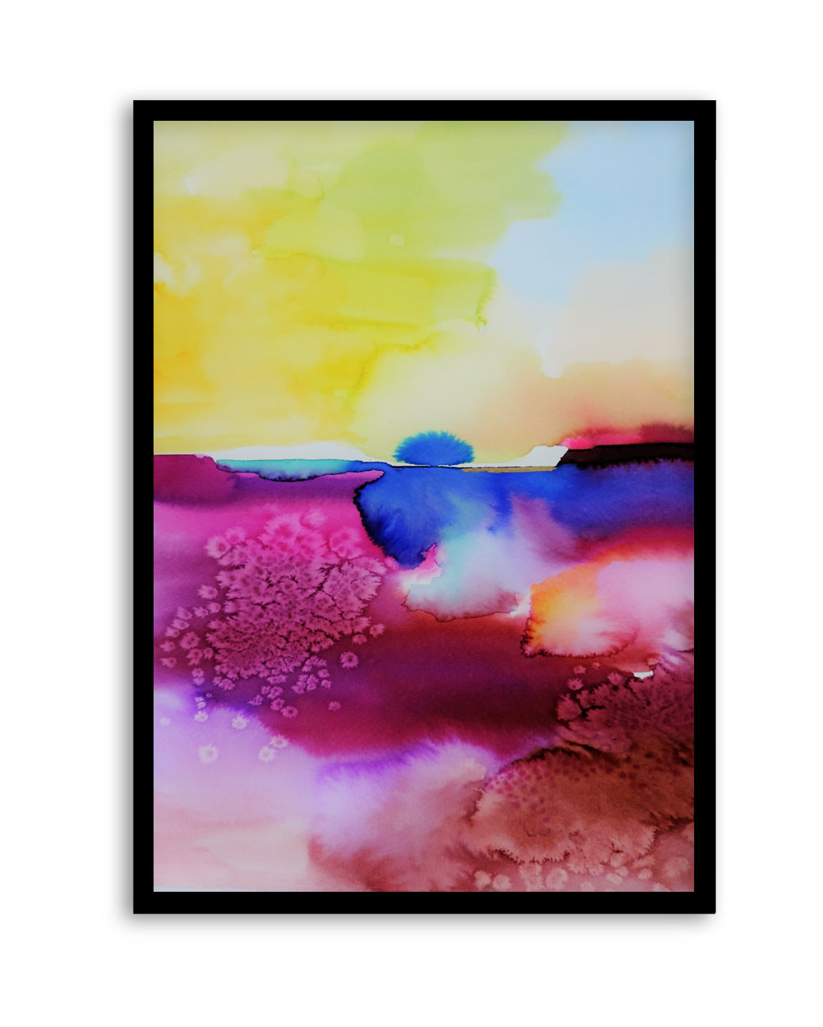 Vibrant Abstract Landscape by Sylvie Demers | Art Print