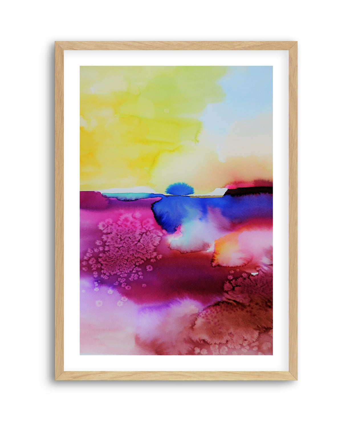 Vibrant Abstract Landscape by Sylvie Demers | Art Print