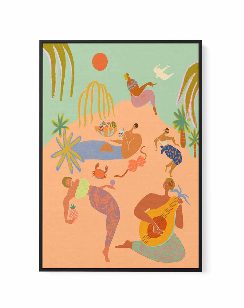 Vacation by Arty Guava | Framed Canvas Art Print