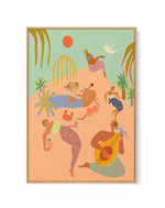 Vacation by Arty Guava | Framed Canvas Art Print