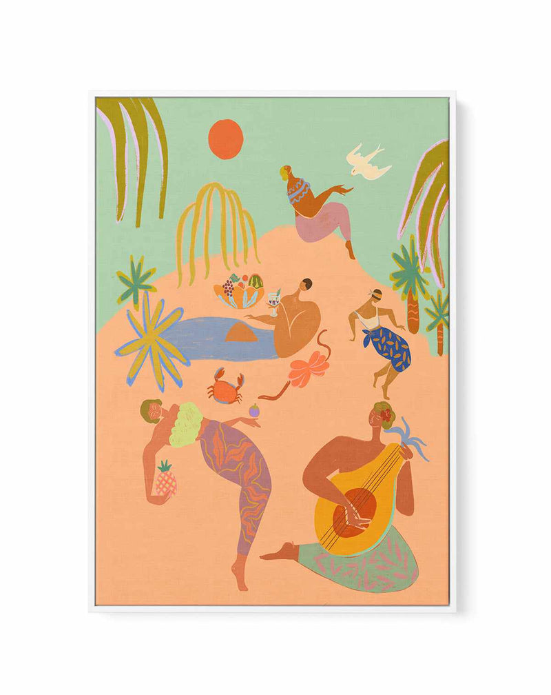 Vacation by Arty Guava | Framed Canvas Art Print