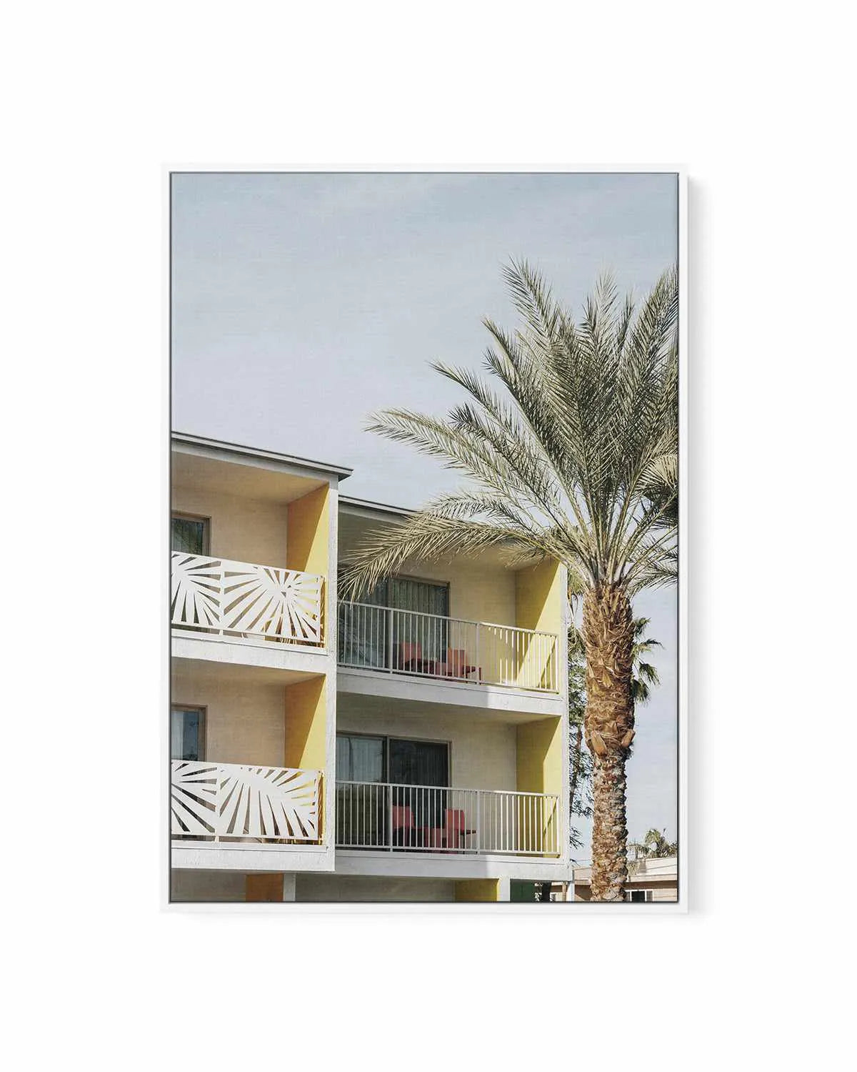 Vacay Palm Springs | Framed Canvas Art Print from Olive et Oriel where you can shop wallpaper and artworks online