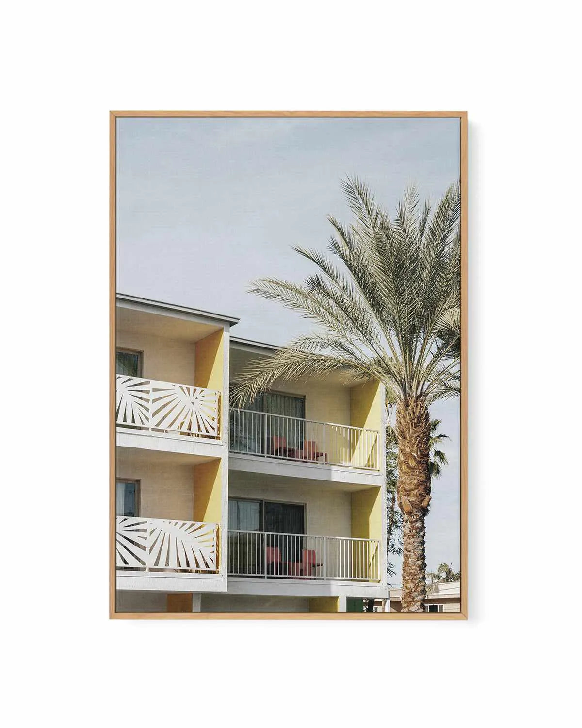 Vacay Palm Springs | Framed Canvas Art Print from Olive et Oriel where you can shop wallpaper and artworks online