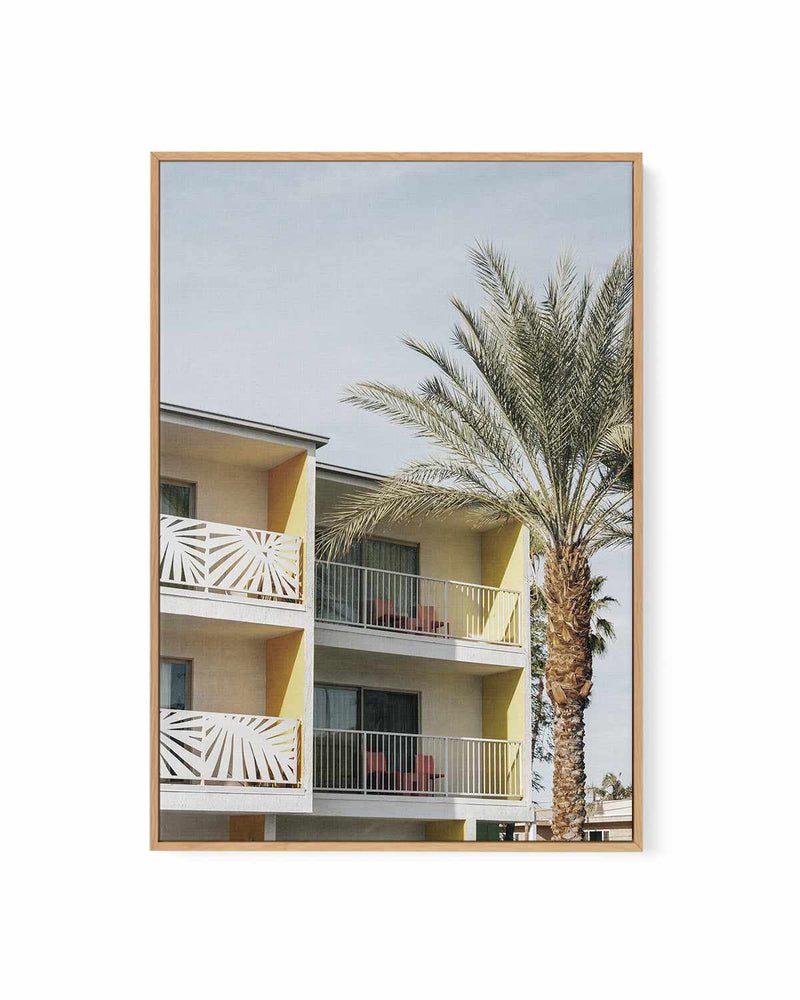 Vacay Palm Springs | Framed Canvas Art Print