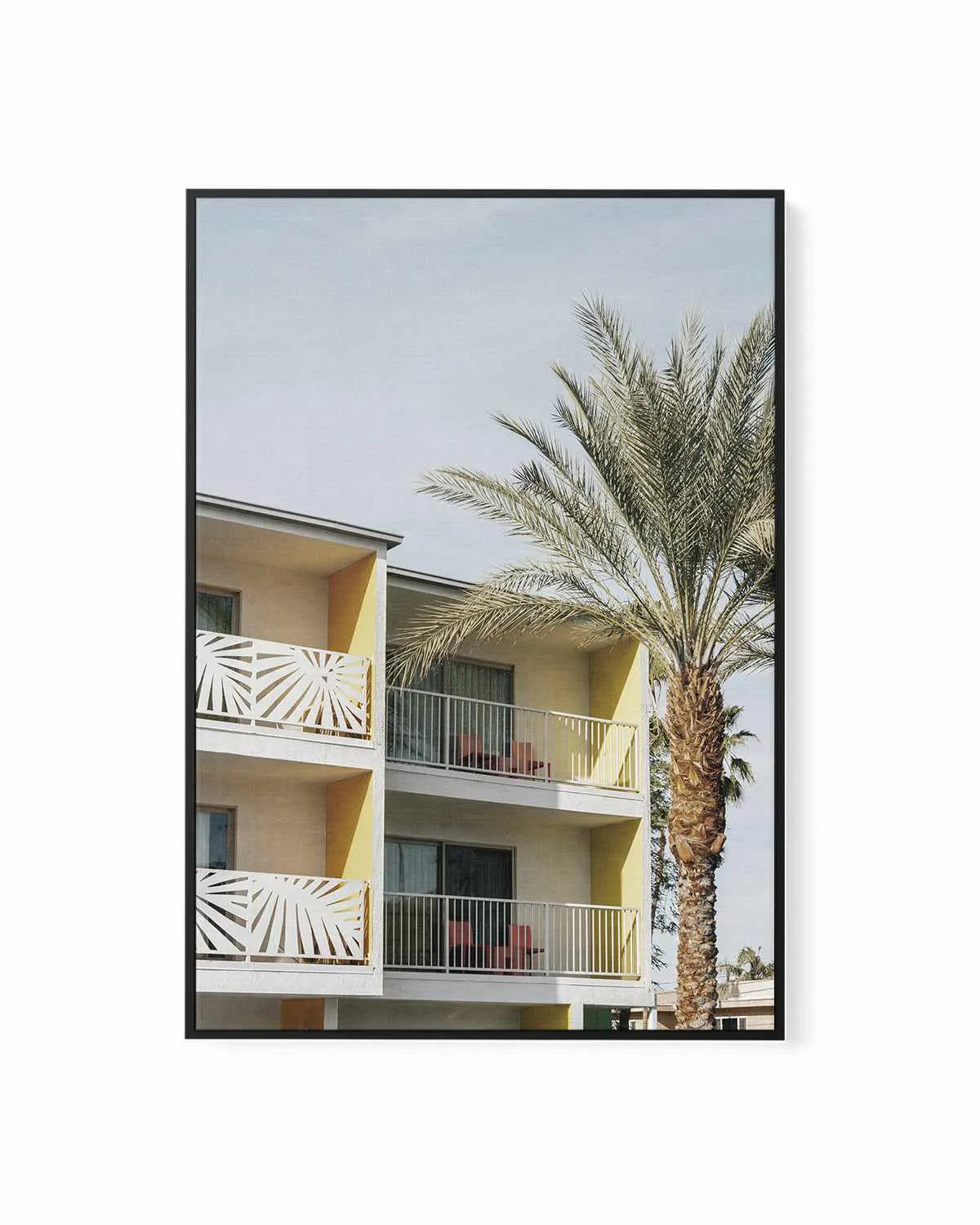 Vacay Palm Springs | Framed Canvas Art Print from Olive et Oriel where you can shop wallpaper and artworks online