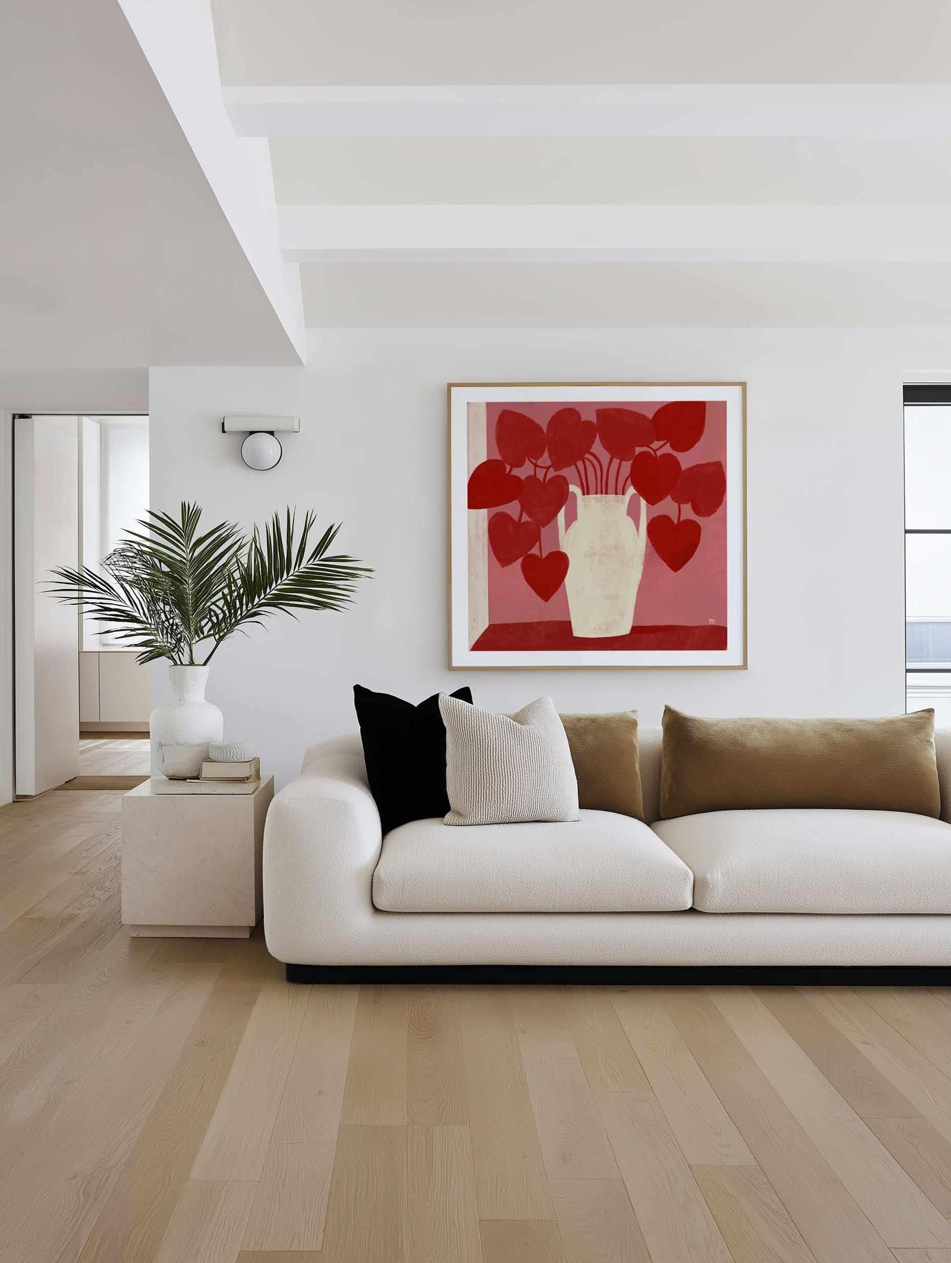 Valentine Plant by Marco Marella | Art Print from Olive et Oriel where you can shop wallpaper and artworks online