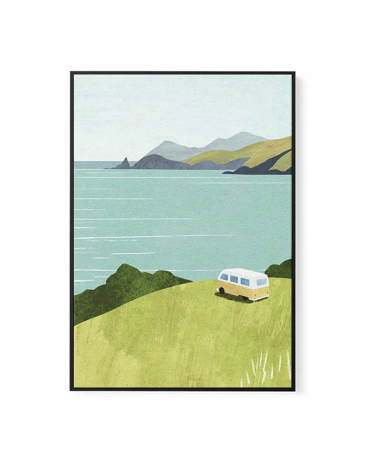 Van Life by Henry Rivers | Framed Canvas Art Print from Olive et Oriel where you can shop wallpaper and artworks online