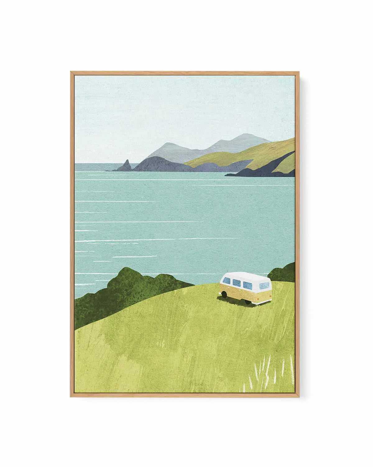 Van Life by Henry Rivers | Framed Canvas Art Print from Olive et Oriel where you can shop wallpaper and artworks online