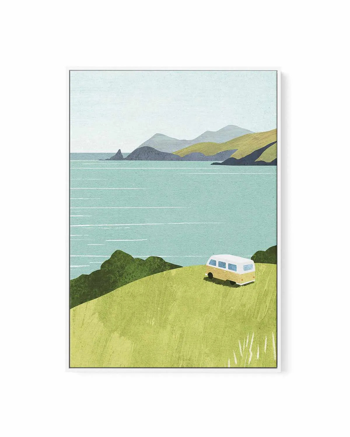 Van Life by Henry Rivers | Framed Canvas Art Print from Olive et Oriel where you can shop wallpaper and artworks online