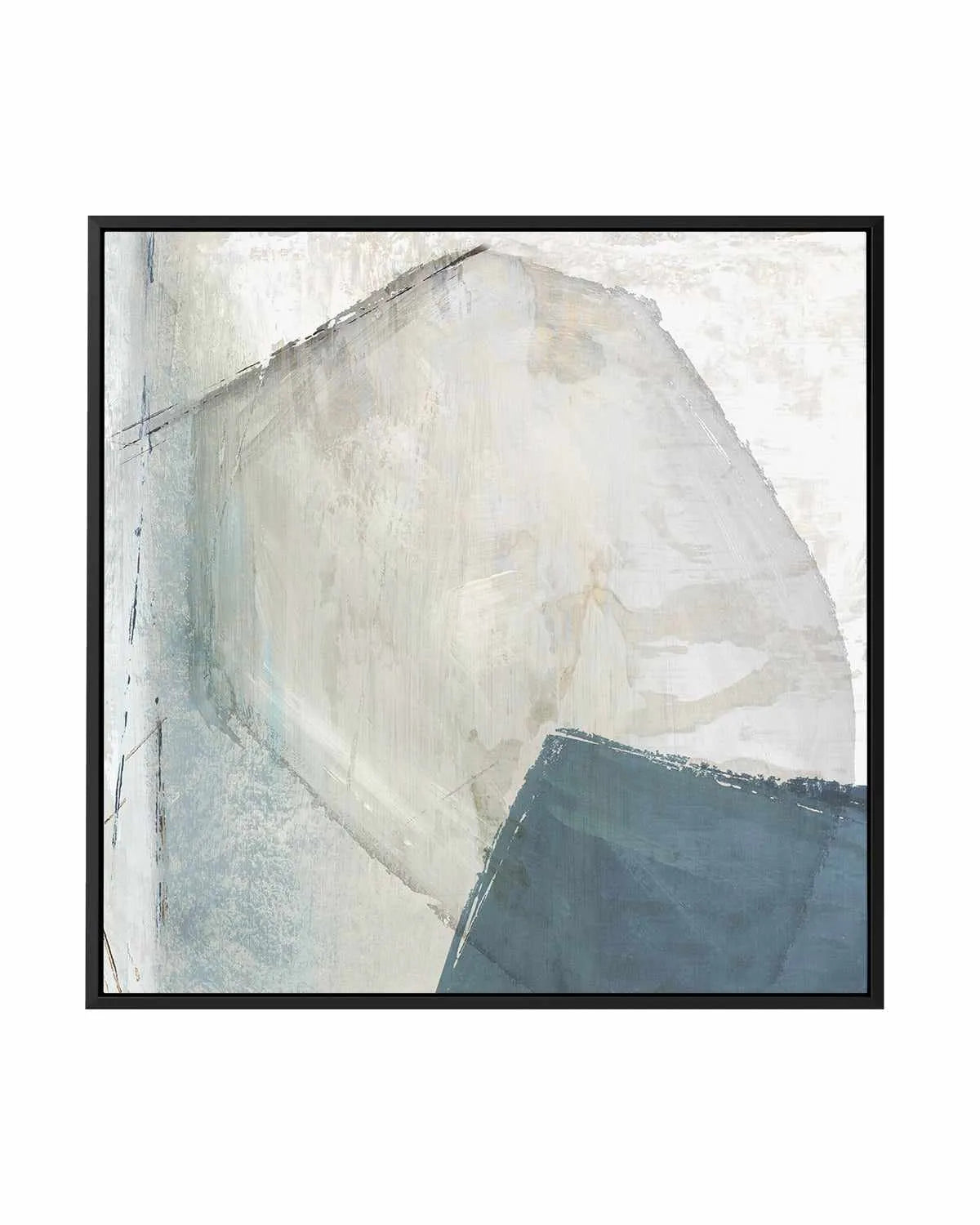 Varied Blue Abstract | Framed Canvas Art Print from Olive et Oriel where you can shop wallpaper and artworks online