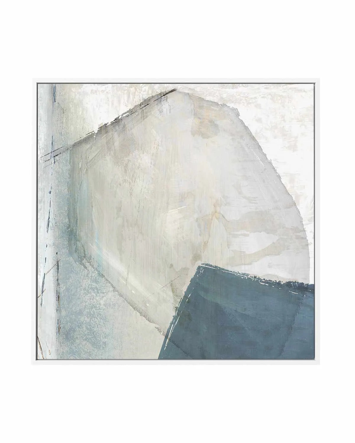 Varied Blue Abstract | Framed Canvas Art Print from Olive et Oriel where you can shop wallpaper and artworks online