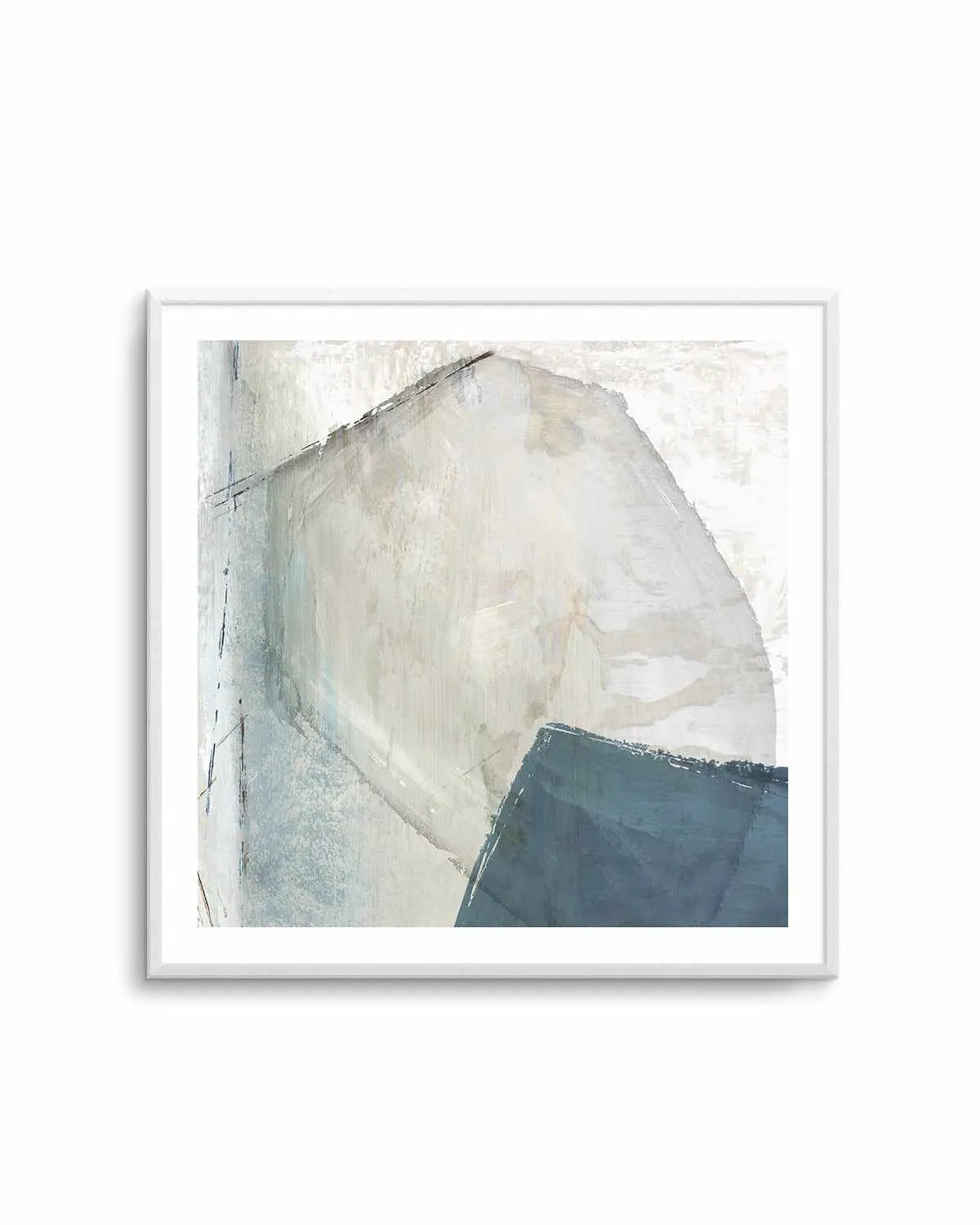 Varied Blue Abstract Art Print from Olive et Oriel where you can shop wallpaper and artworks online