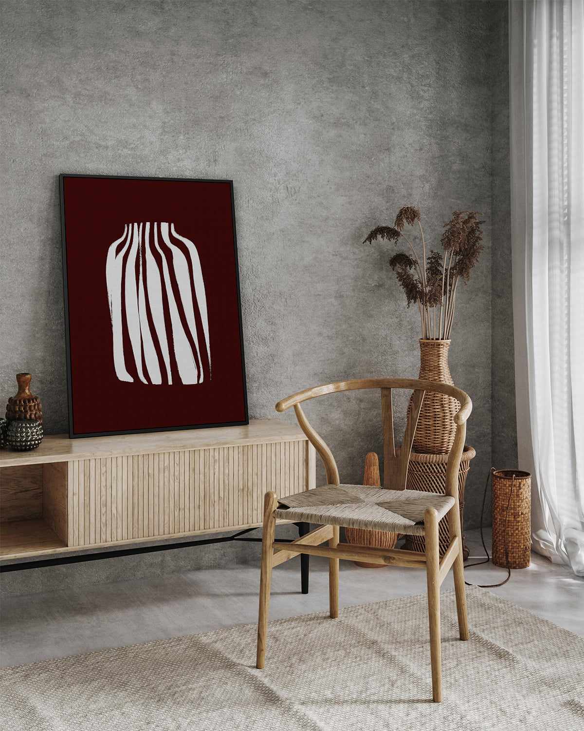 Vase by Incado | Framed Canvas Art Print