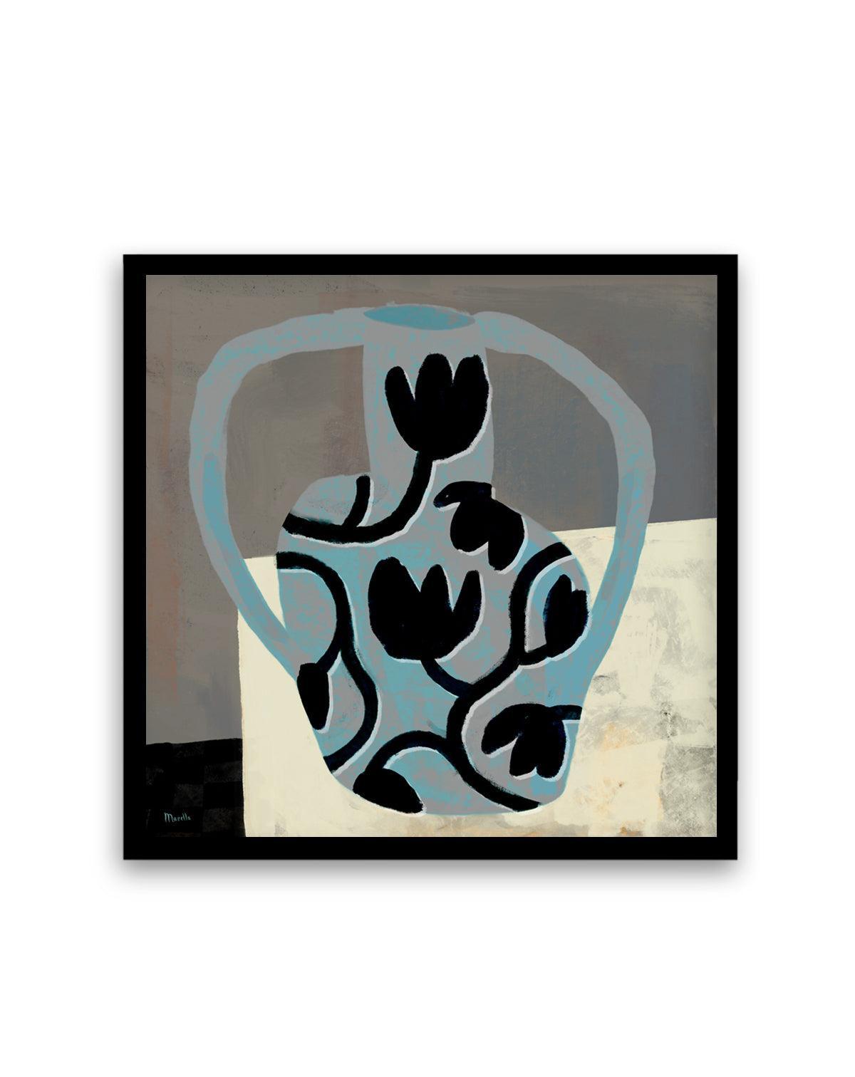Vase with Black Flowers Copia by Marco Marella | Art Print from Olive et Oriel where you can shop wallpaper and artworks online
