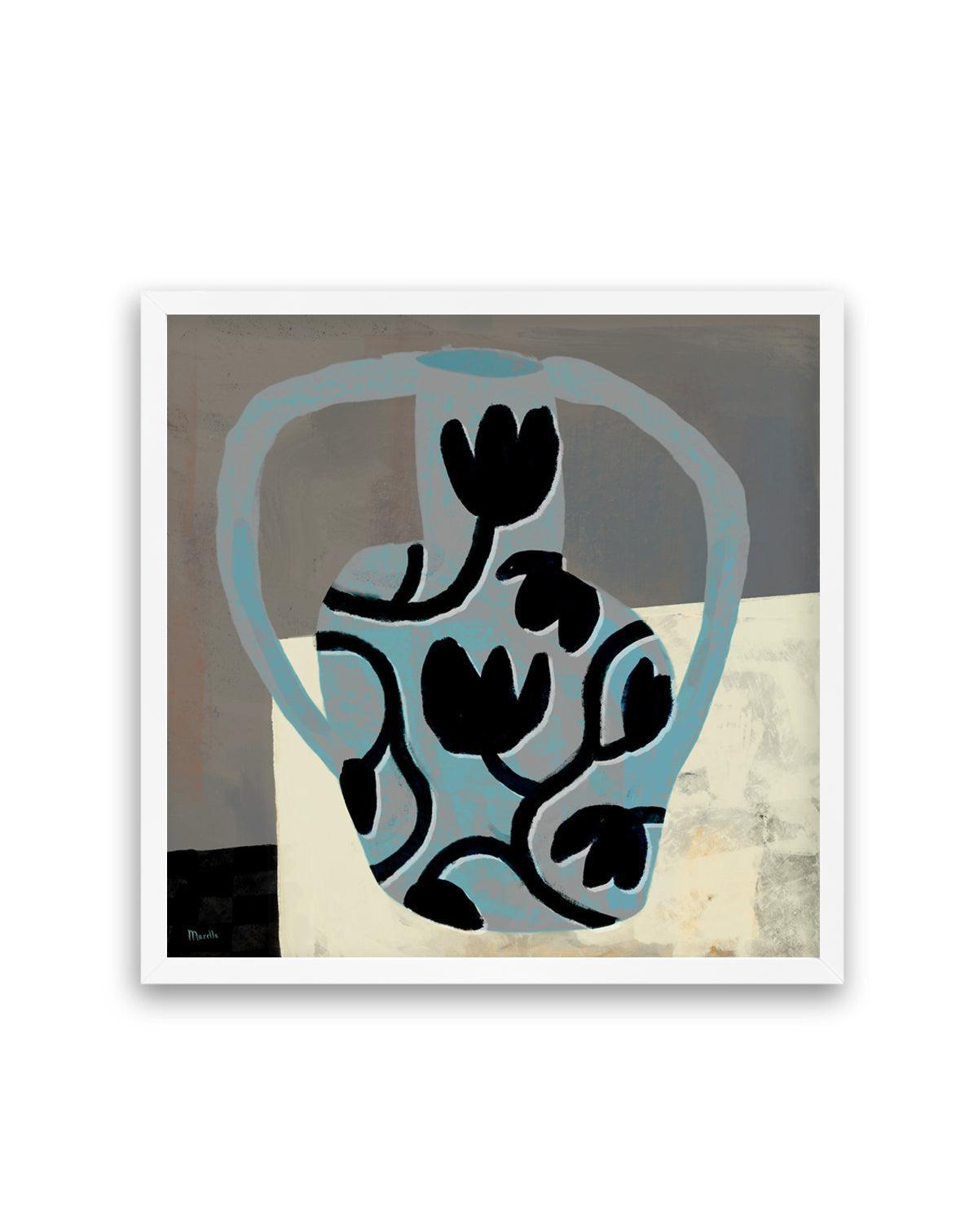 Vase with Black Flowers Copia by Marco Marella | Art Print from Olive et Oriel where you can shop wallpaper and artworks online