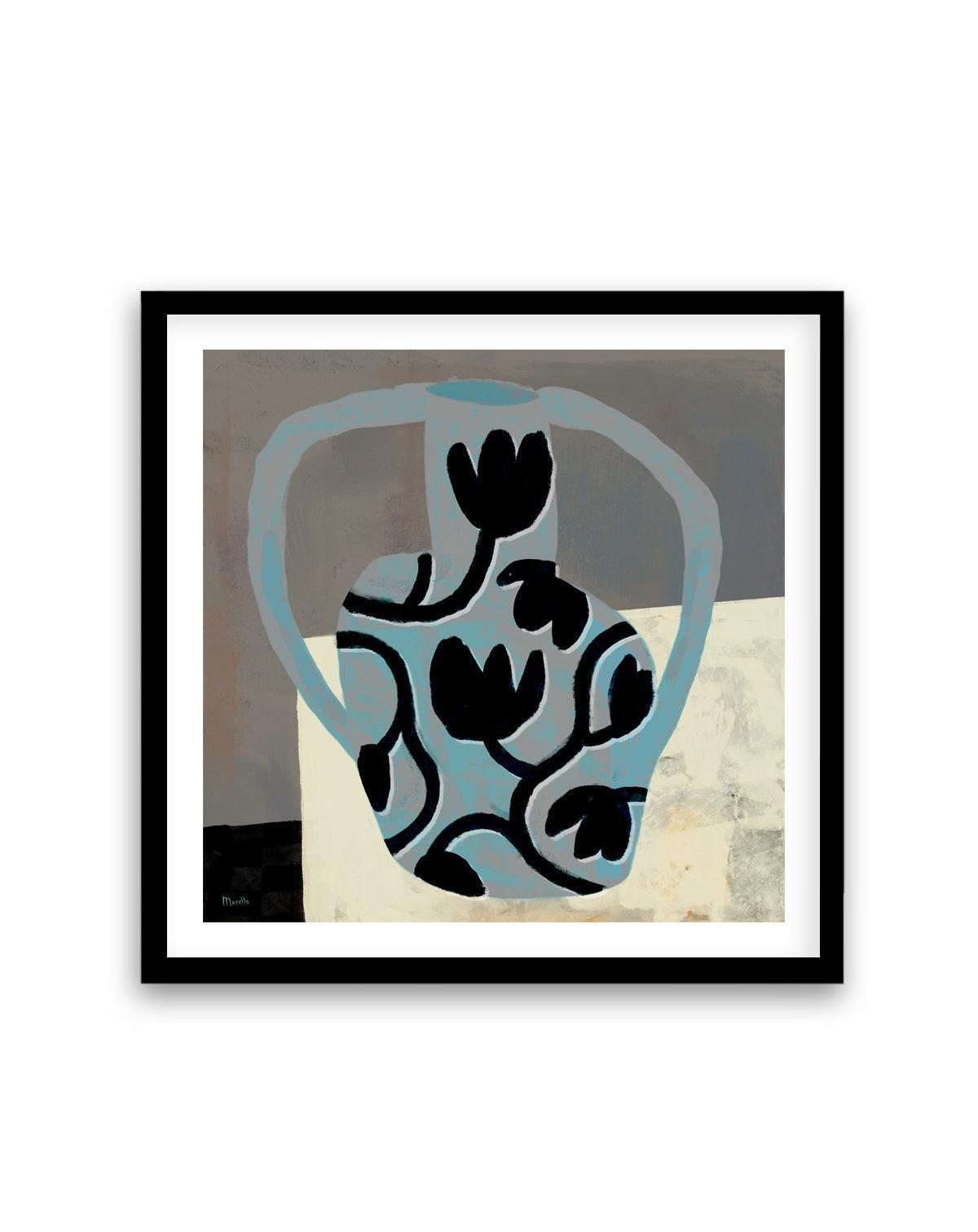 Vase with Black Flowers Copia by Marco Marella | Art Print from Olive et Oriel where you can shop wallpaper and artworks online