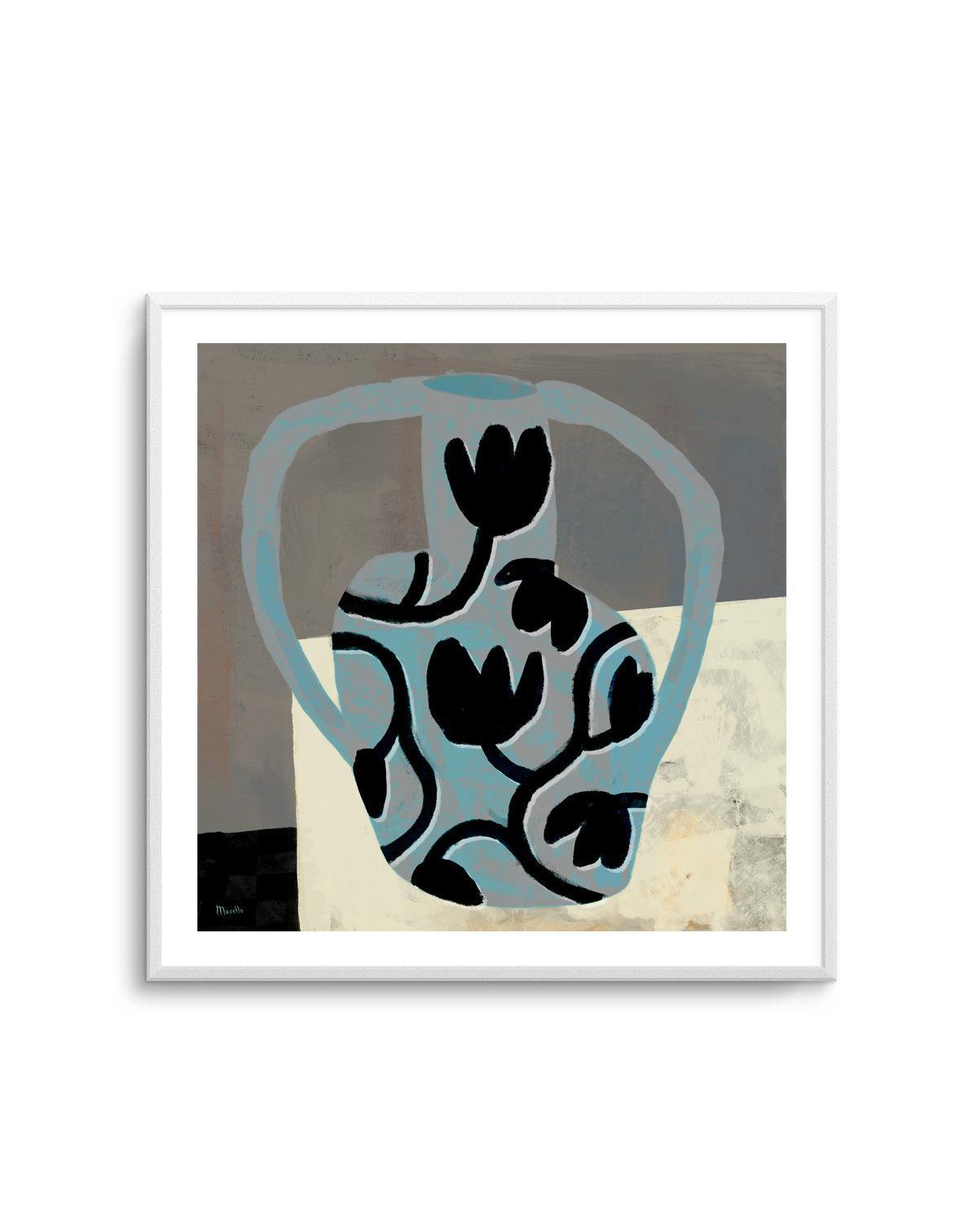 Vase with Black Flowers Copia by Marco Marella | Art Print from Olive et Oriel where you can shop wallpaper and artworks online