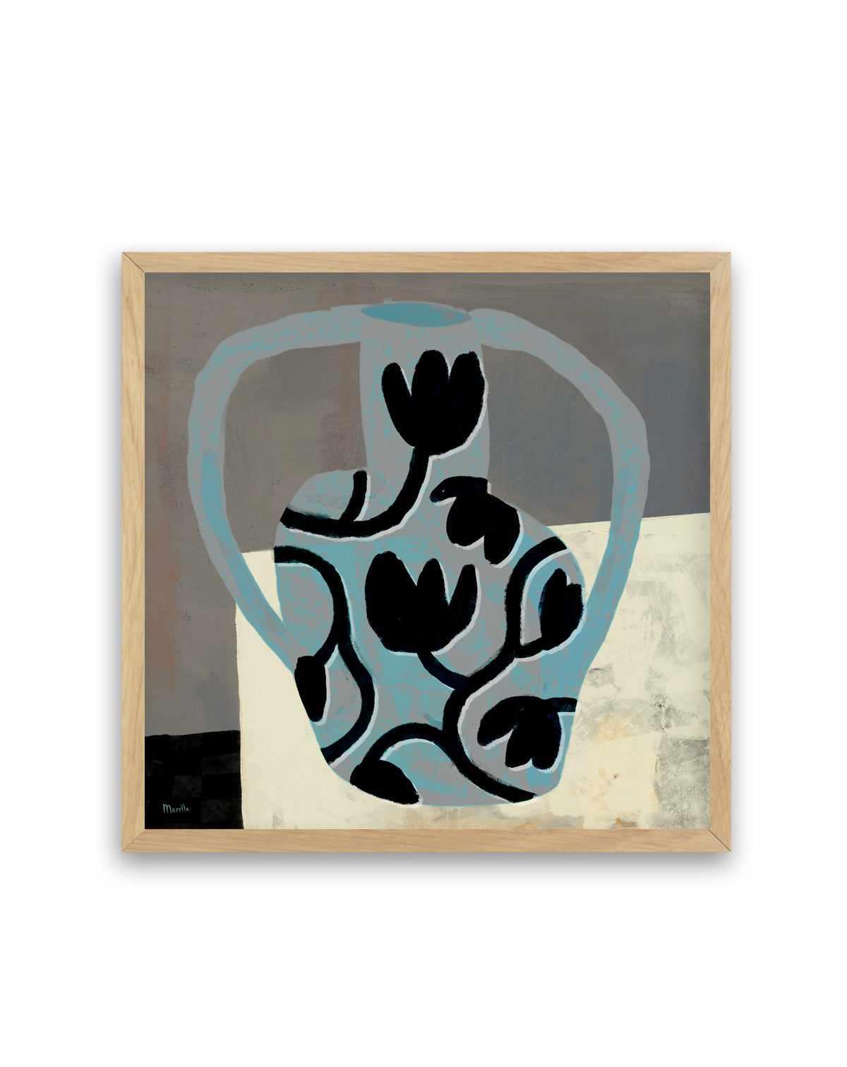 Vase with Black Flowers Copia by Marco Marella | Art Print from Olive et Oriel where you can shop wallpaper and artworks online